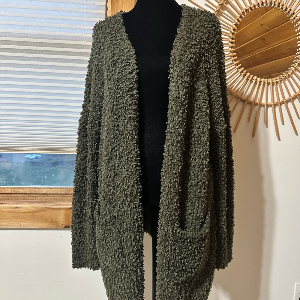 Cozy Olive Green Women's Sweater